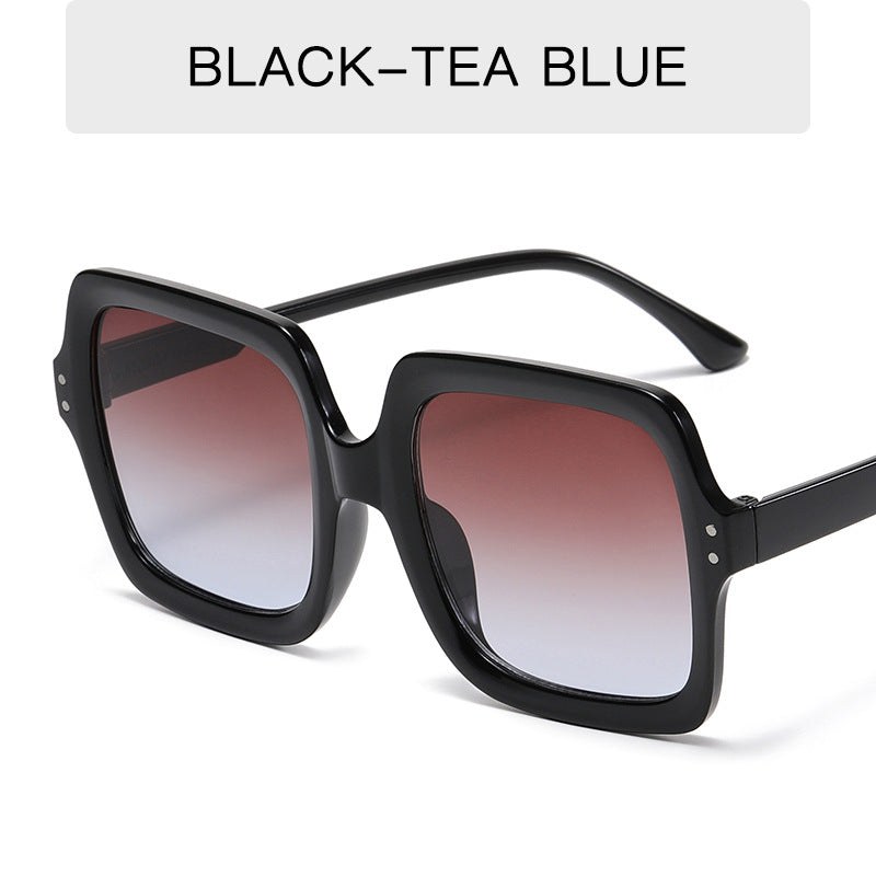 Wholesale Square Large Frame PC Sunglasses